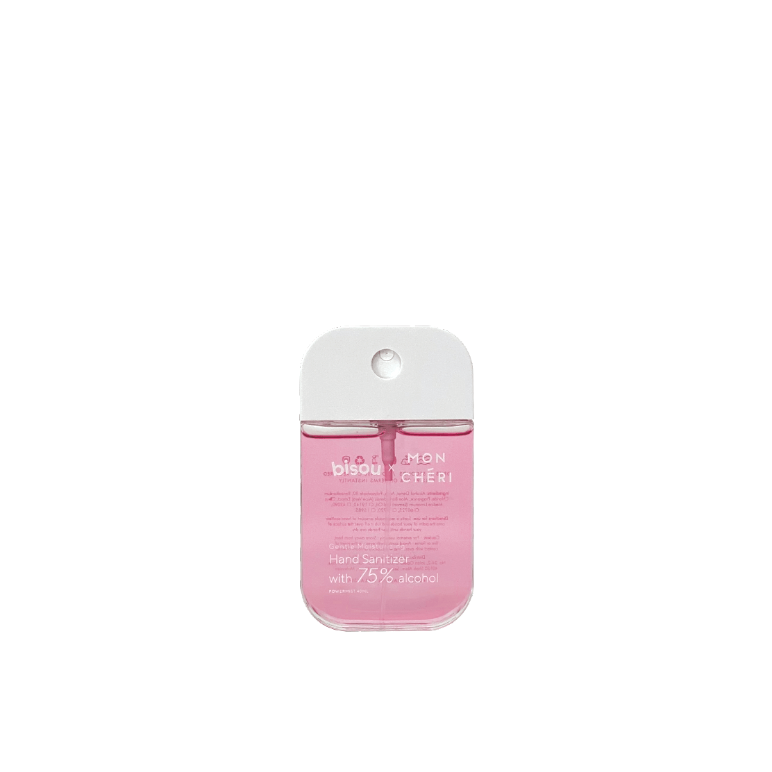 Mon Chéri Esssentials - Bisou x Mon Chéri Gentle Moisturizing Hand Sanitizer with 75% Alcohol Powermist (40ml)